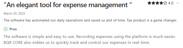 BQE Core Customer Reviews 01
