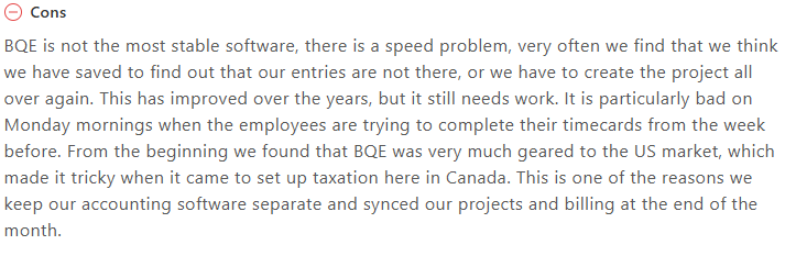 BQE Core Customer Reviews 02