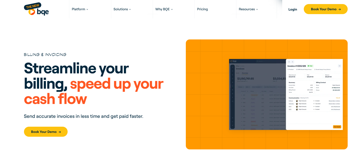 BQE Core home page