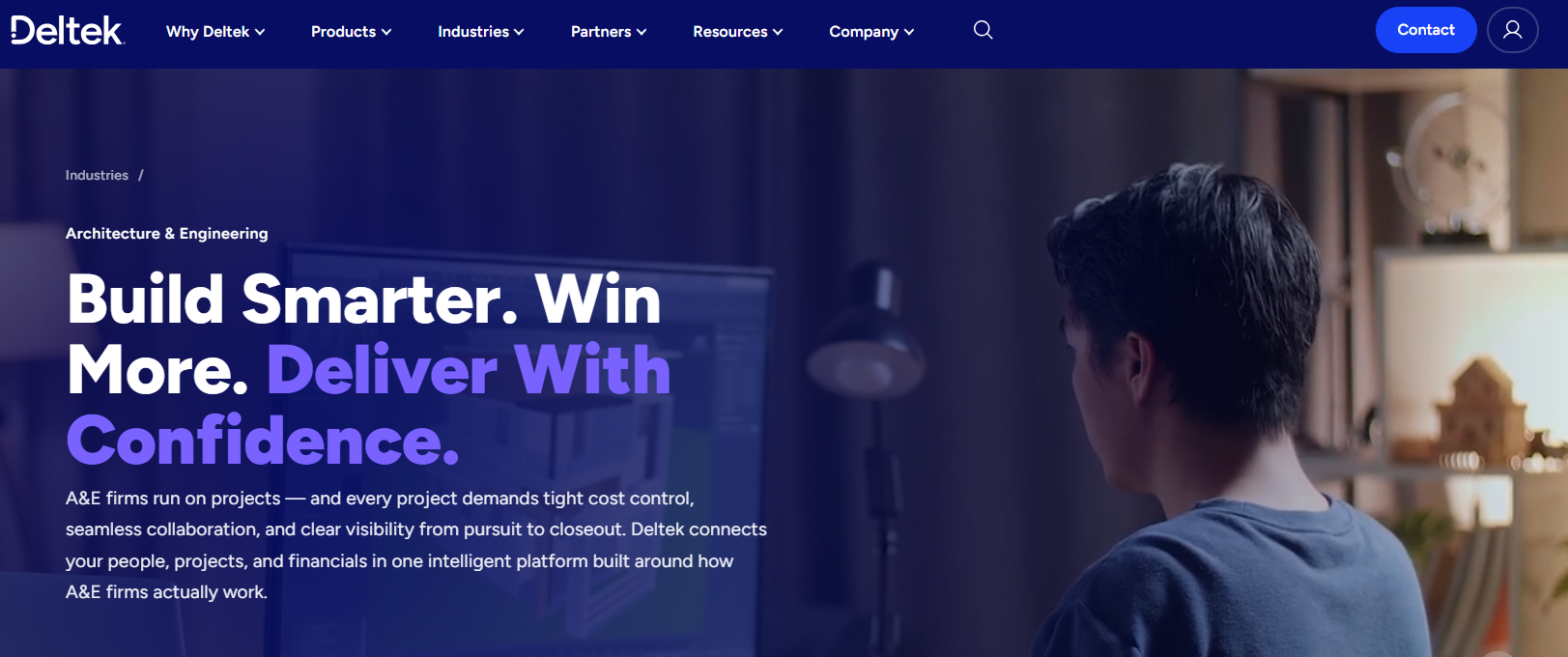 Deltek Ajera homepage