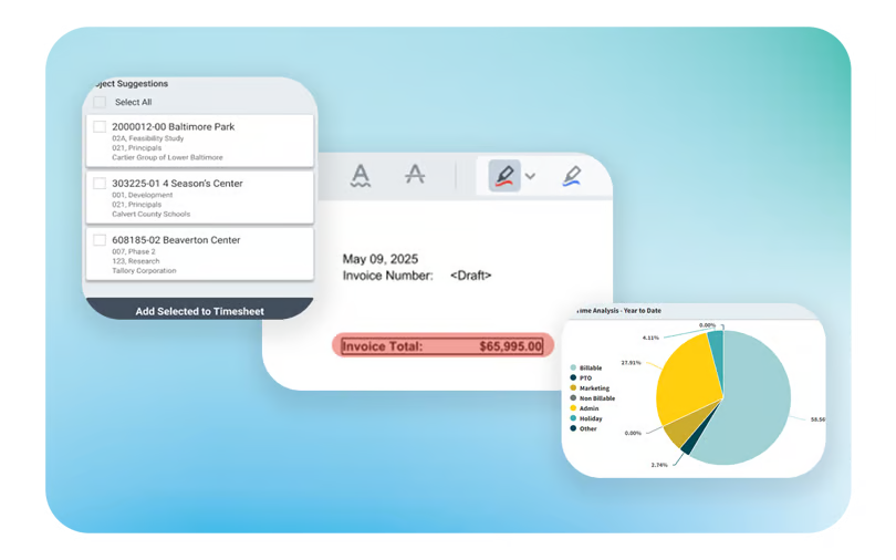 Deltek Vantagepoint project financials and invoicing
