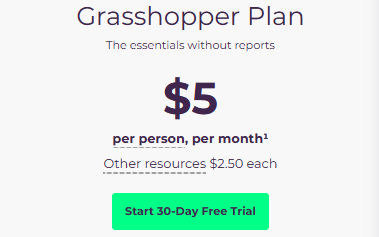 Resource Guru Grasshopper Plan
