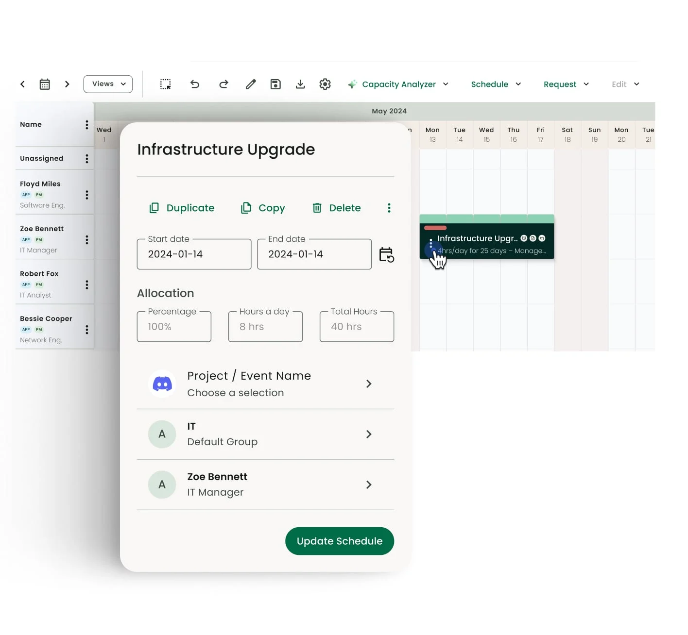 Key Planning Features are Limited