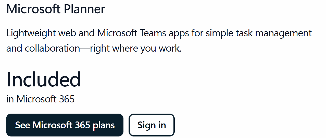 Microsoft Planner (In Microsoft 365)
