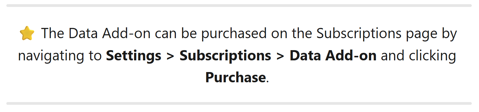 Monograph Pricing Plans (Data Add-on)
