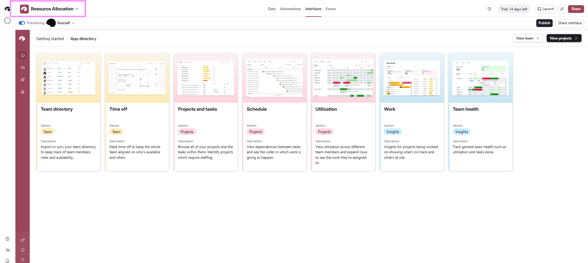 Where Airtable Works Well for Resource Management
