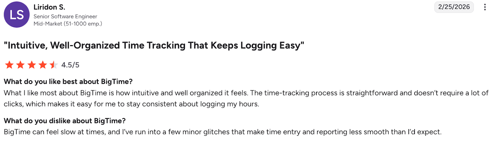 Customer Reviews Bigtime 1