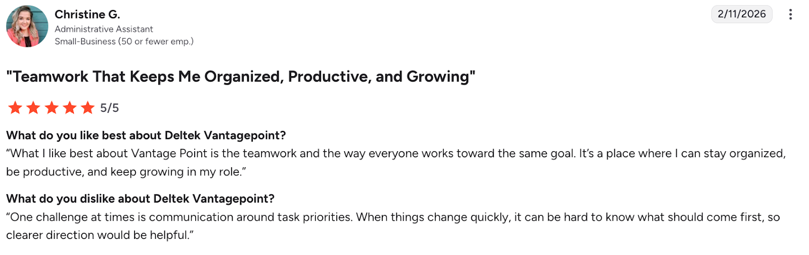 Customer Reviews deltek 2