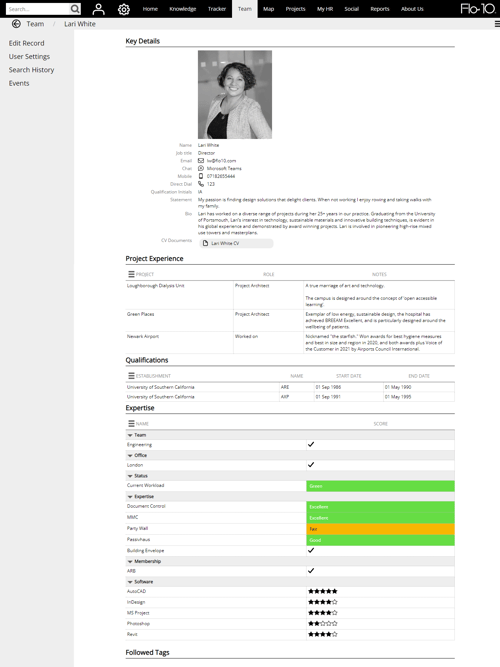 Profile Page