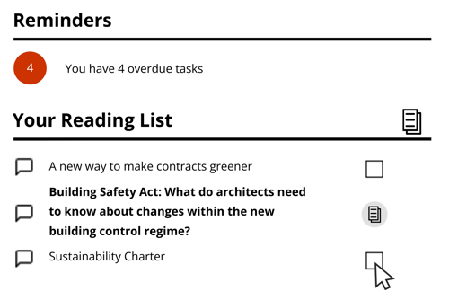 Reminders and Reading List-1