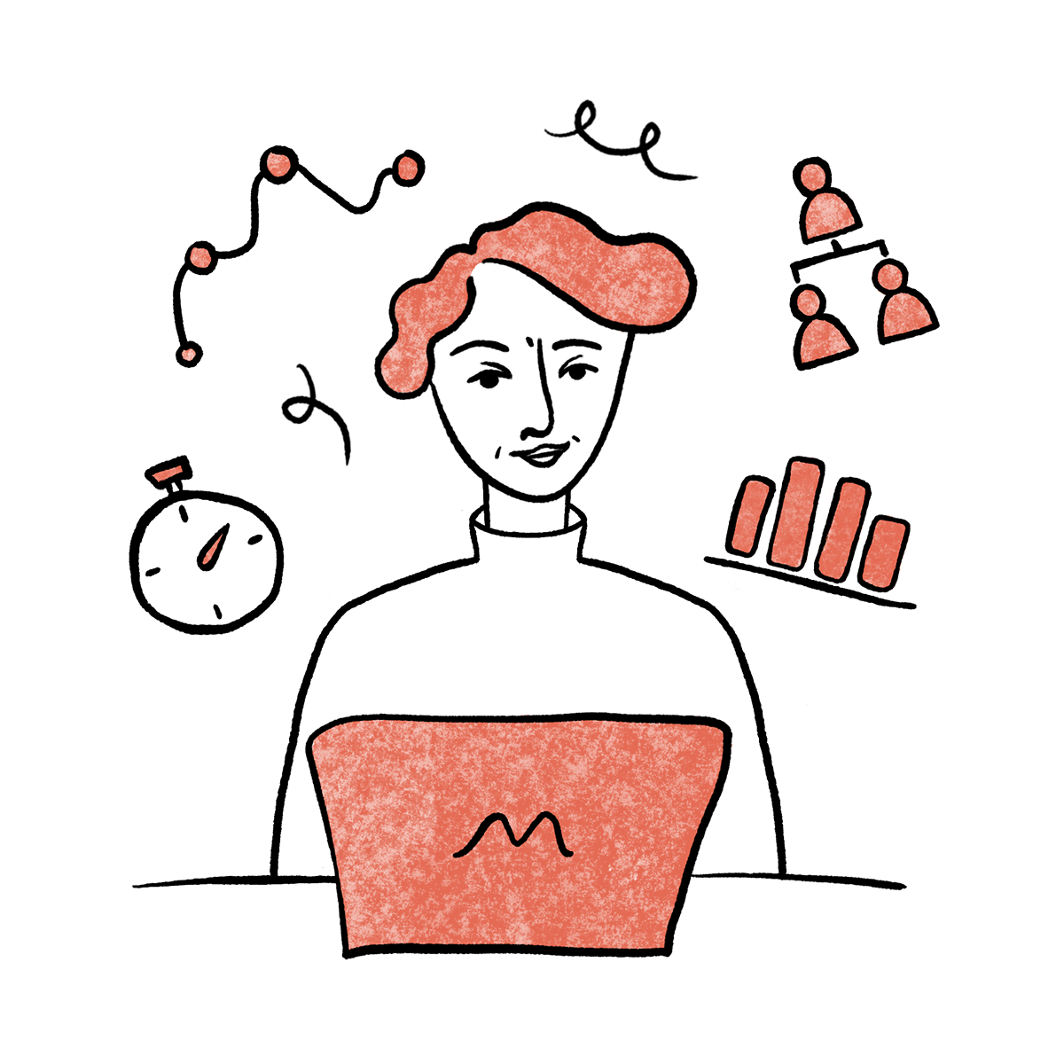 Milient_Illustration project management