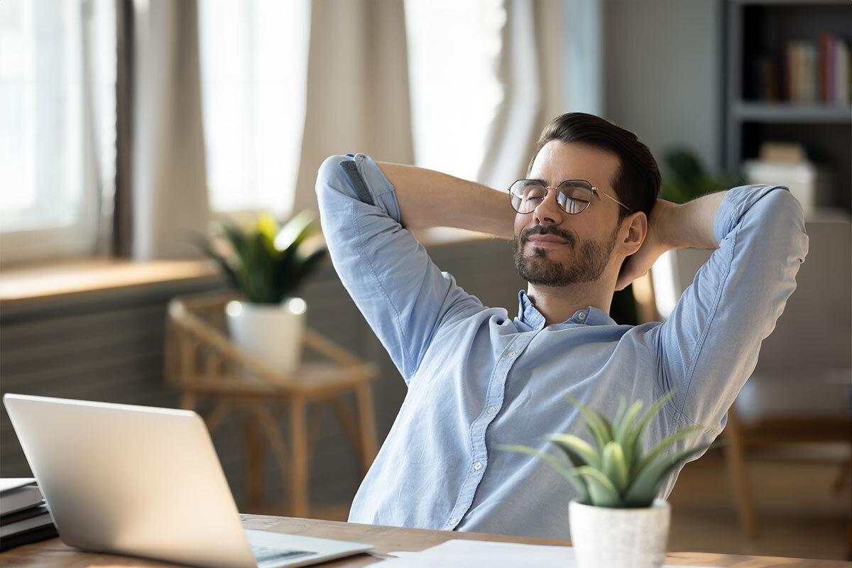 man_relaxing