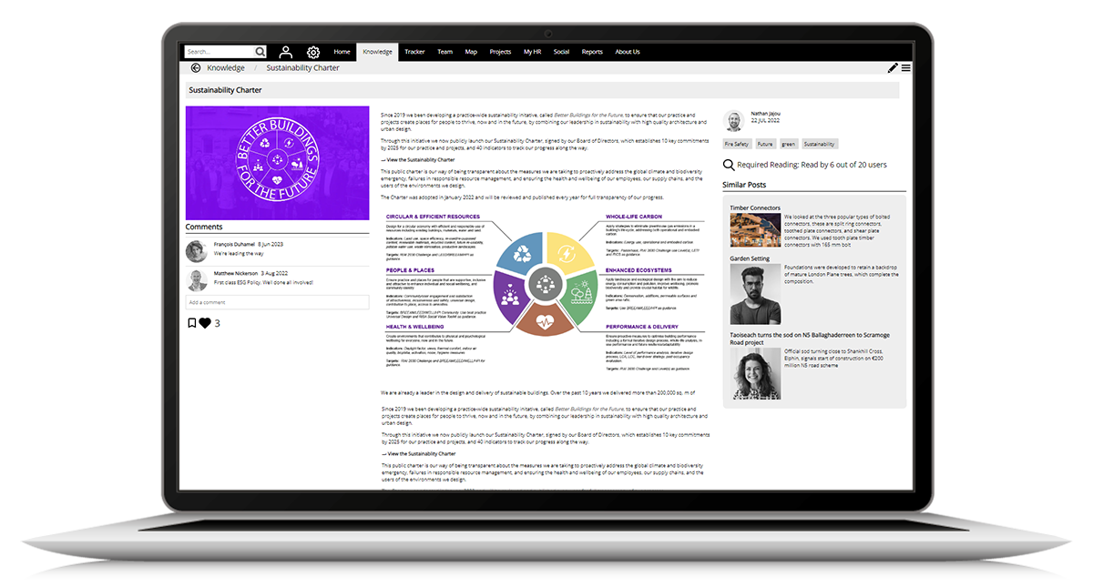 Knowledge Management Platform for AEC