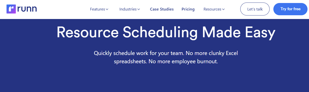 Runn For Forecasting and Capacity Insights